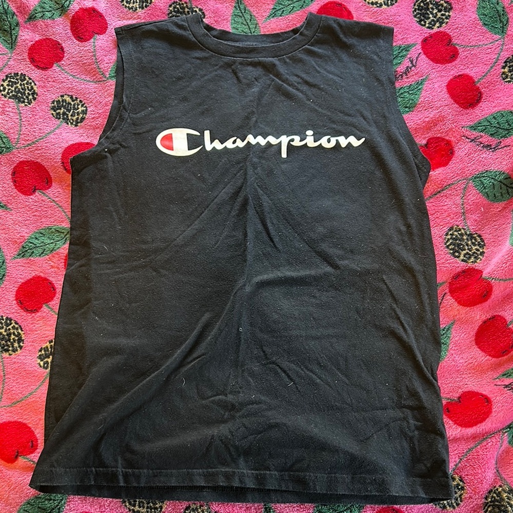 Champion Black Sleeveless Top